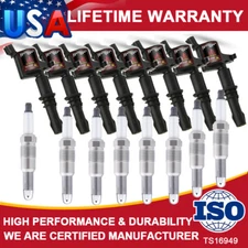 8 Ignition Coils & Spark Plugs For Ford F-150 4.6L 5.4L V8 2004 2005-2010 DG511
