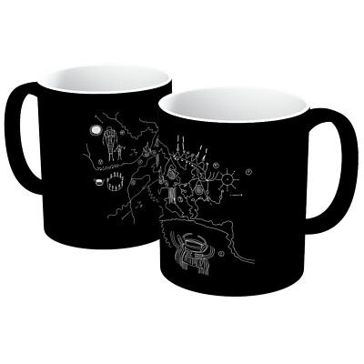 Twin Peaks Eulenhöhle Karte Piktogramm Kalender Kult TV Becher Tasse versch. Farben