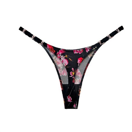 Women High Underwear Panties Sleepwear Thongs Cut G-string Lingeries T-back Sexy - Picture 5 of 19
