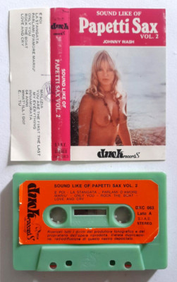 Mc Johnny Wash Sound Like Of Papetti Sax Vol.2 Musicassetta Italy Saxophon