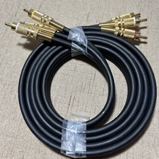 6 Ft Composite Audio Video A/V AV Cable for TV DVD VCR  More - 3 prong/3 prong