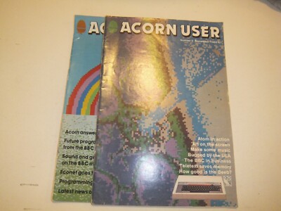 Acorn User - Erste zwei Ausgaben von 1982 - Retro Computing