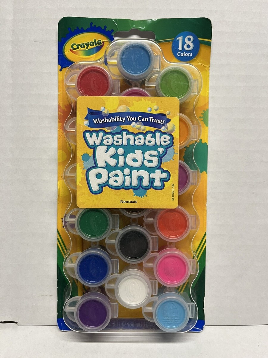 Washable Kids Paint Set Crayola Washable Paint 18 Crayola Washable