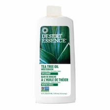 Tea Tree Oil Mouthwash with Spearmint  16 Oz By Desert Essence