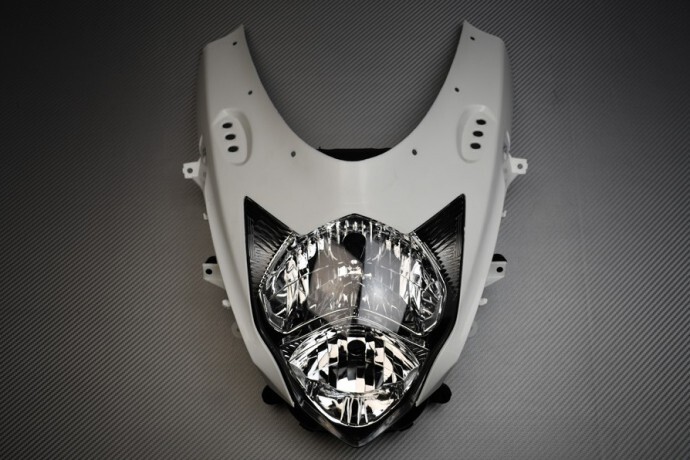 Tête de fourche brute GSXR 600 2011-2017 avec projecteur avant de rechange moto