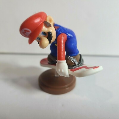 2016 Super Mario Sports 2'' Mario Snowboard Choco Egg Figure Gashapon