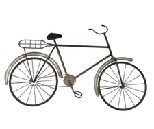 Vintage Metal Bike Wall Art Sculpture Home Decor Approximately-22.75” x 14.5”