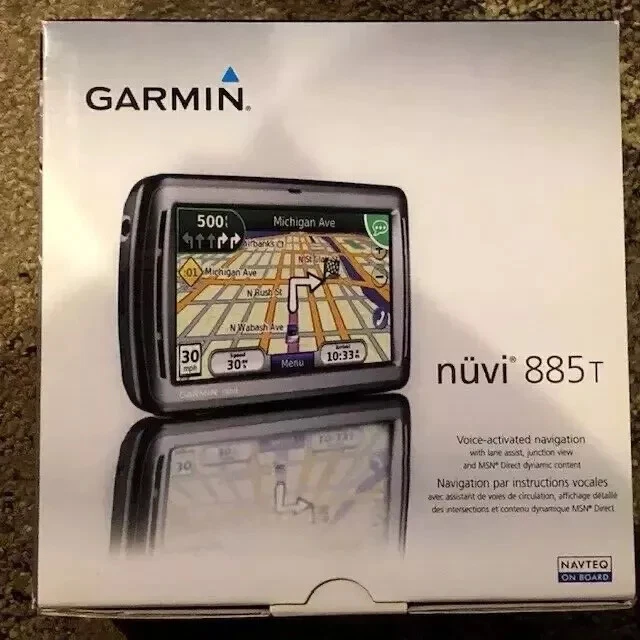NEW Garmin Nuvi 855T GPS Navigation System Complete Set - Image 2 of 2