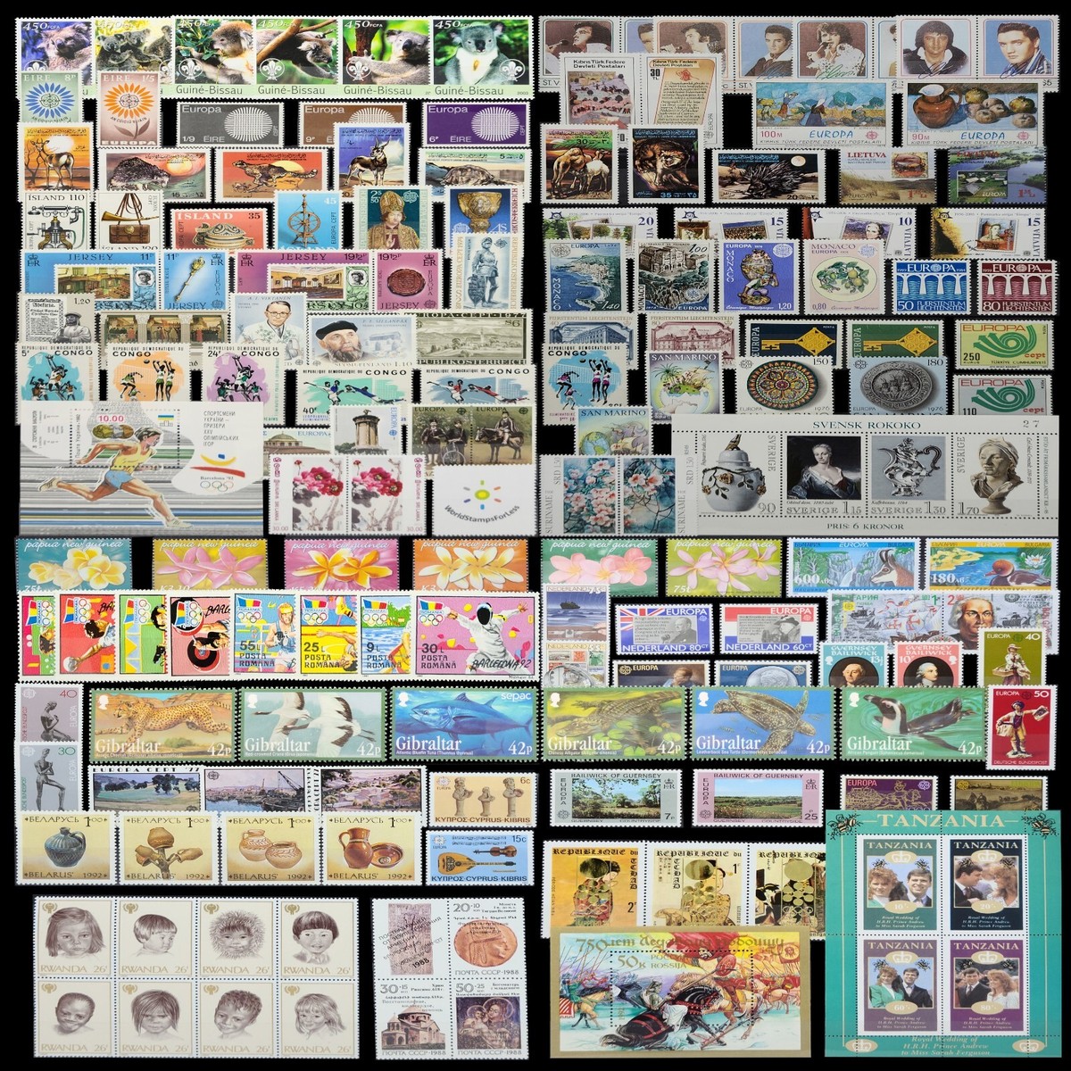 Worldwide Stamp Collection Mint (Ed. 3) - 48 Full Sets - 35  display picture 1