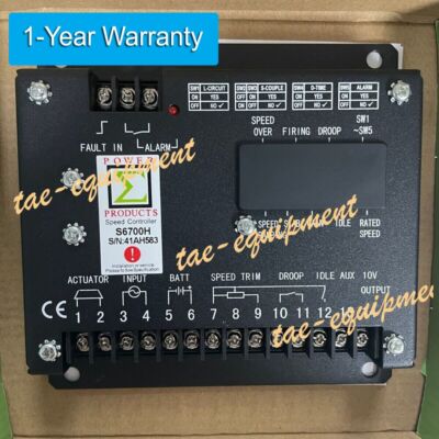New In Box CUMMINS S6700H Generator Electronic Generator Speed Controller Panel