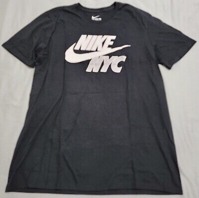 Nike Men's Size Large T-Shirt Swoosh NYC Graphic Athletic Nike Men's Size Large T-Shirt Swoosh NYC Graphic Athletic