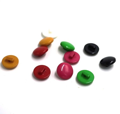 15mm Resin Shank Buttons Candy Color Button Clothing Sewing Accessories 50Pcs