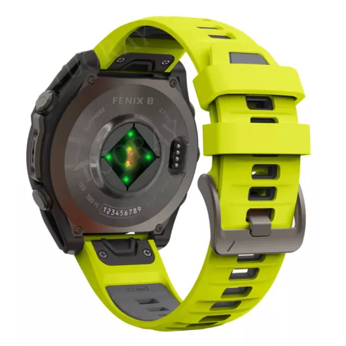 Quick Fit Strap For Garmin Fenix 8 E 7 7X 6 6S 6X 5X 5Plus 3 Silicone Watch Band - Picture 38 of 71