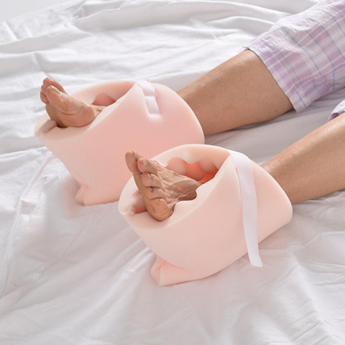 2Pcs Heel Protector, Soft Anti Bedsore Heel Pad for Injuries Feet