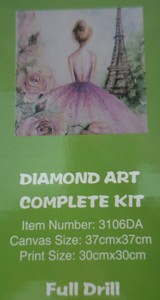 Stylecrafts 3D DIAMOND ART Kit PARIS 