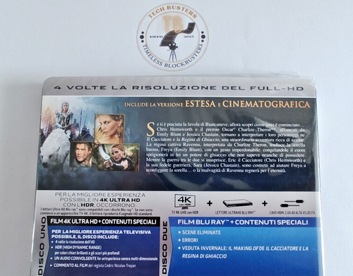 The Huntsman: Winter's War 4K Ultra HD + Blu-ray ITALIAN EDITION / English Audio - Picture 9 of 13