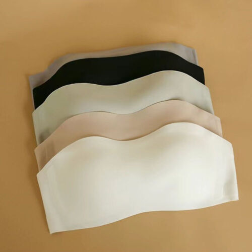 Sujetador de pecho antideslizante para mujer ropa interior sin tirantes camisola belleza espalda invisible - Imagen 5 de 32