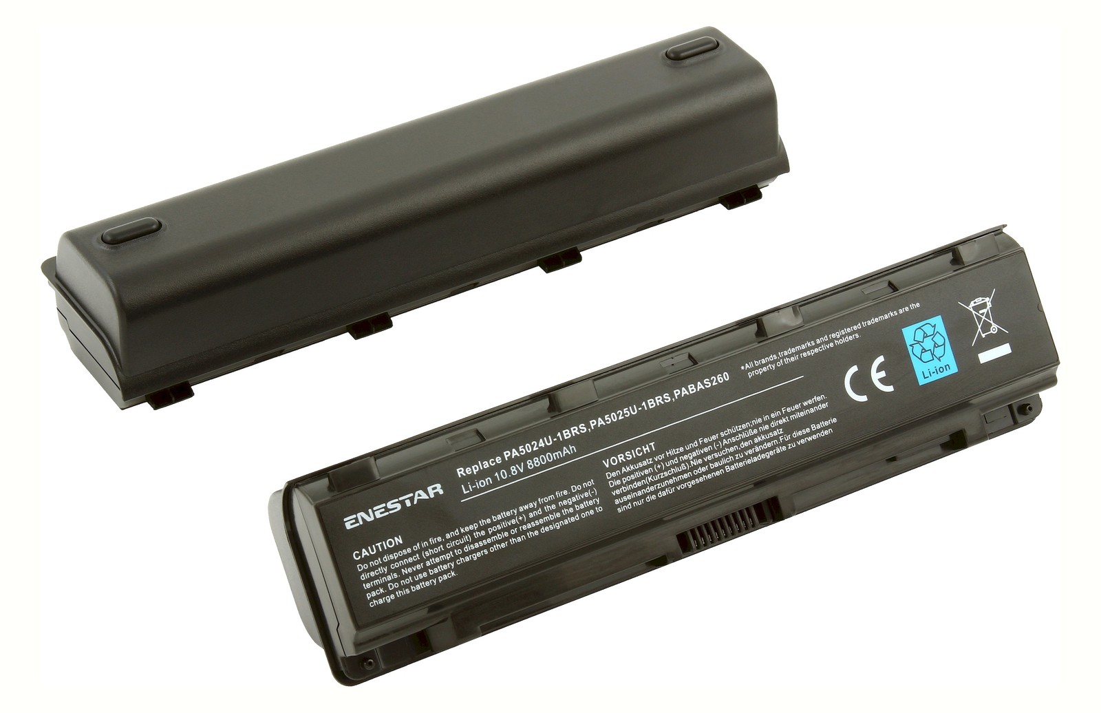 Batteria POTENZIATA 5200mAh 10.8V Per Toshiba Satellite L855: 6 Celle, Li-Ion, 2 Anni Garanzia Italiana - 5
