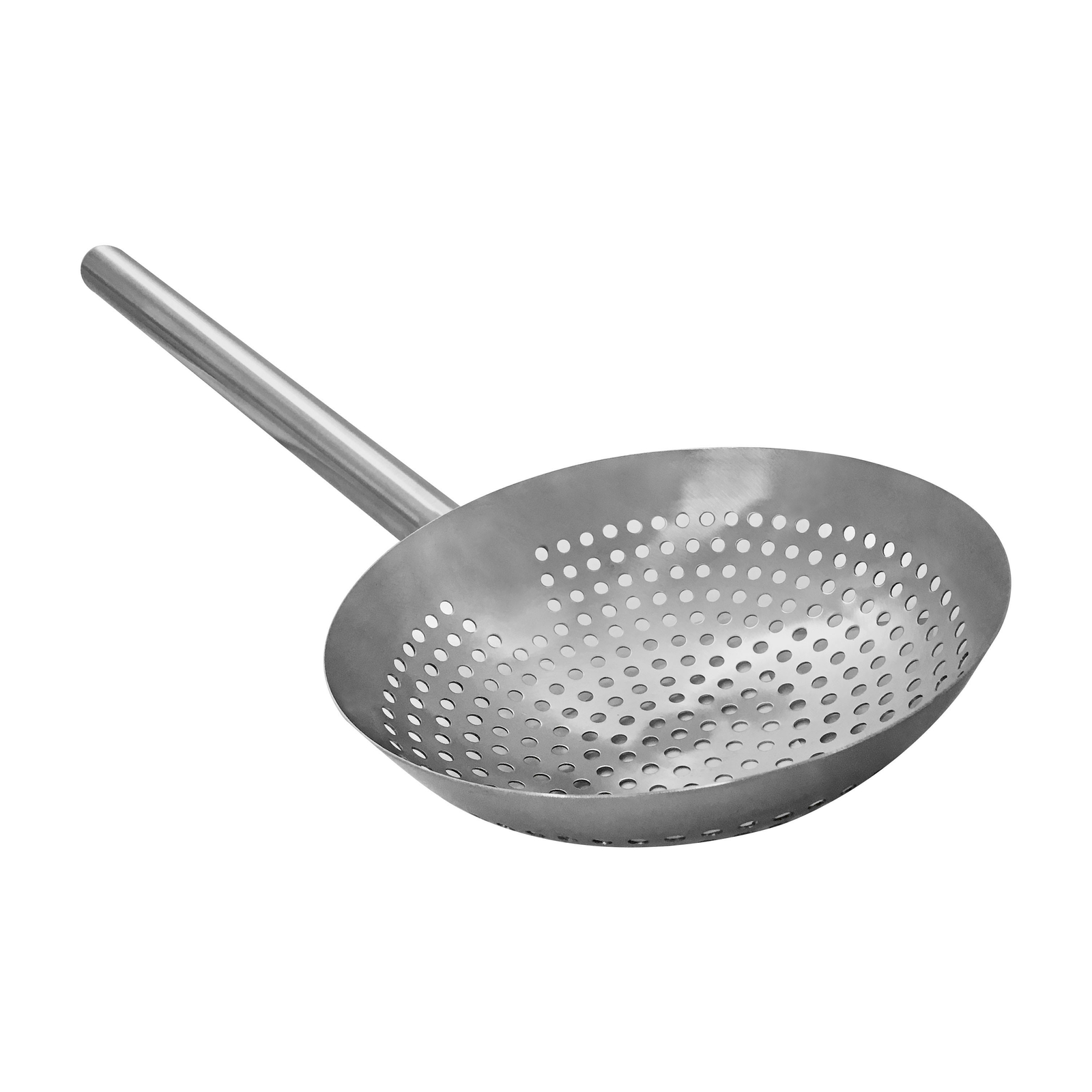 12" Diameter Stainless Steel Skimmer Basket With 14" Handle