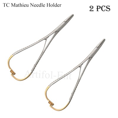 Mathieu Needle Holder Driver (24cm 9.5'') Surgical Dental Orthodontic Plier 2 Pcs