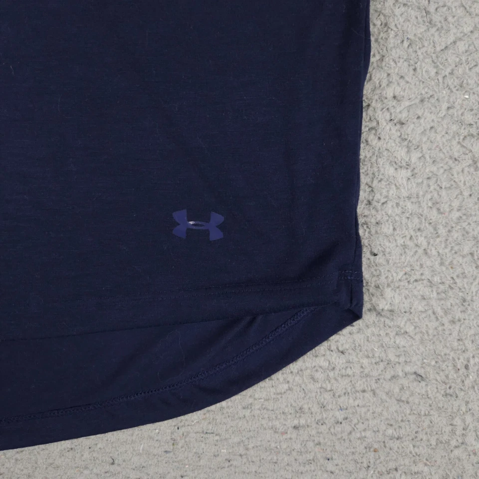 Camiseta Under Armour Mujer Pequeña Azul Gran Tamaño Activa Manga Corta Damas Foto 3 de 4