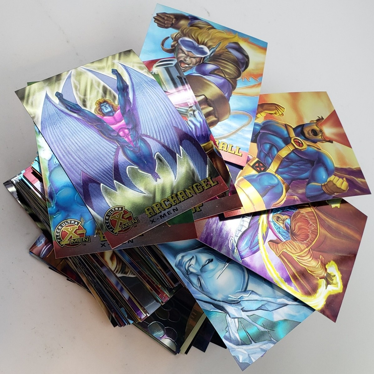 X-MEN 1995 Fleer Ultra ALL CHROMIUM Fleer Ultra 100 Complete Cards
