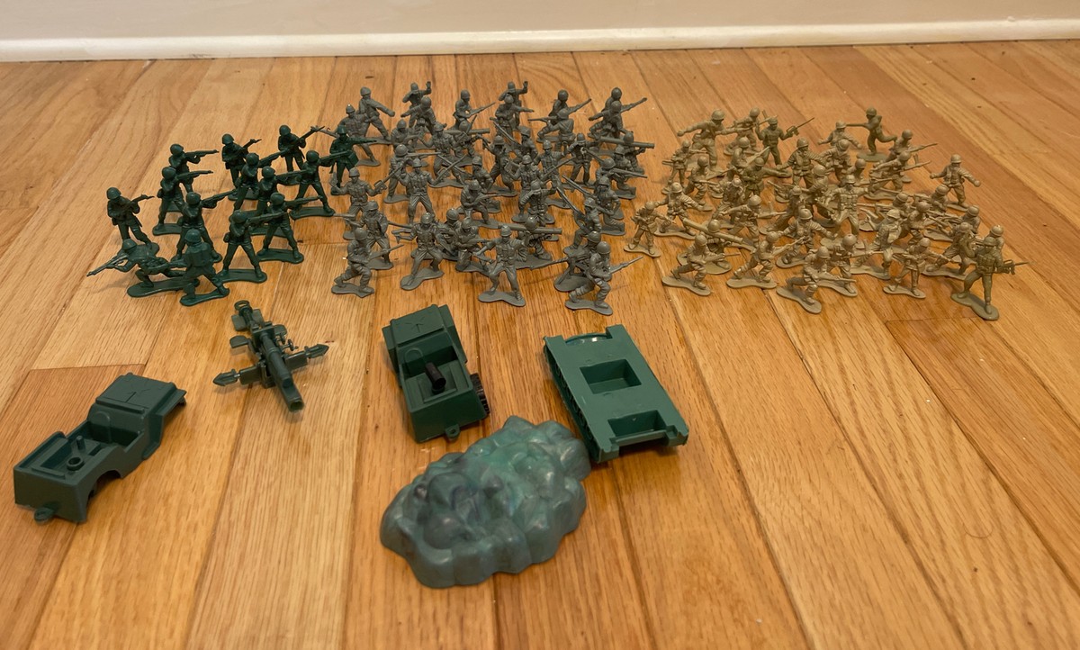 Vintage Lot Army Men Soldiers Truckd Plastic Toys | eBay