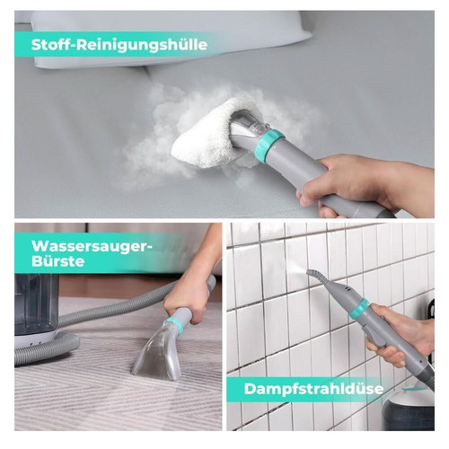 HAUSHOF Waschsauger mit Dampffunktion, StainZapper Vapo Teppichreiniger - Bild 5 von 10