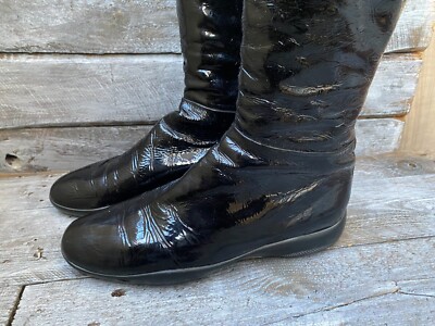 靴 Prada Sports Leather Boots VINTAGE PRADA SPORT BLACK LEATHER SNEAKER BOOTS size 38.5 | eBay