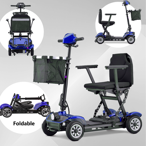 Electric Mobility Scooter Motorised Lithium Power Folding Scooter w/ Basket New - Picture 19 of 20