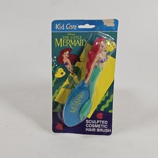 Vintage Disney The Little Mermaid Ariel Sculpted Cosmetic Hair Brush NIP Kid