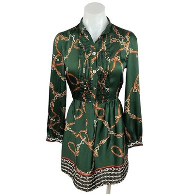 green emerald velvet dress Song for the Mute Dress Pants Chain Lace Green