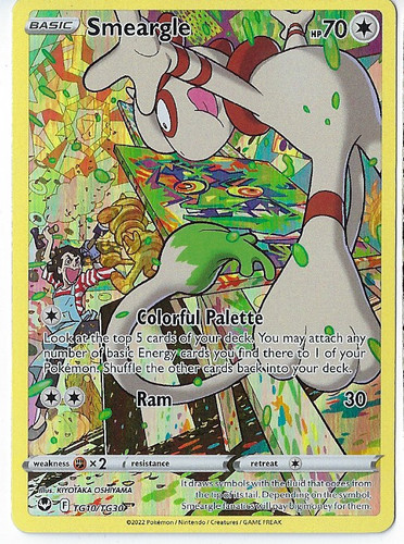 Smeargle TG10/TG30 Swsh12: Sword & Shield - Silver Tempest Trainer Gallery Holo