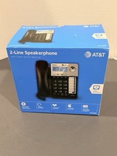 AT T ML17929 2 Line Corded Phone Speakerphone with Caller ID Call Waiting