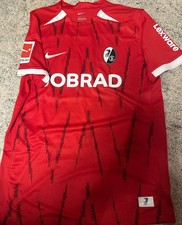 Matchworn SC Freiburg Spielertrikot Fußball Trikot Bundesliga Adamu DFB