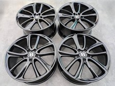 Forged Bentley Continental GT Genuine 22-inch Black Wheels - Excellent Condition