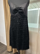 KENSIE PRETTY LITTLE BLACK DRESS Size L NEW WITH TAGS