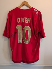 Michael Owen Signed England Football Shirt