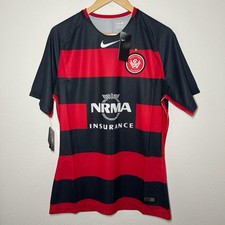 Western Sydney Wanderers 2017-2018 Home Jersey | BRAND NEW Vintage Soccer L