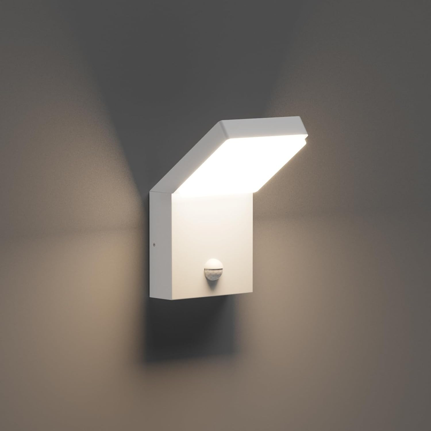 Applique Esterno 24W LED Con Sensore Di Movimento, Lampade Da Parete IP65 Imperm