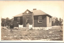 Leland, Michigan - Jail House / Prison - "If You're Not Good" - Beebe 1910 RPPC