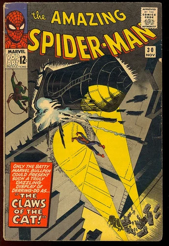 Amazing Spider-Man #30 Unrestored Silver Age Ditko Marvel Comic 1965 GD-VG