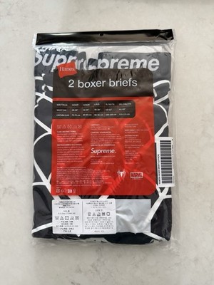 Size Medium Supreme SS26 Hanes Spider-Man Boxer Briefs 2 Pack