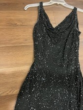 Black Beaded Gown Size 6