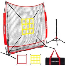6x6ft Baseball & Softball Net for Hitting,Pitching and Batting, Throwing,Base...