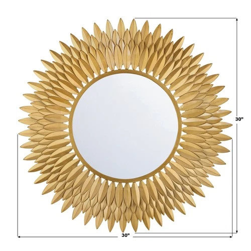 Crystorama Lighting Group BRH-M530 Broche 30" Sunburst Flat Steel - White - Picture 2 of 12