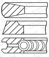 Goetze Engine Kolbenringsatz 08-319005-10
