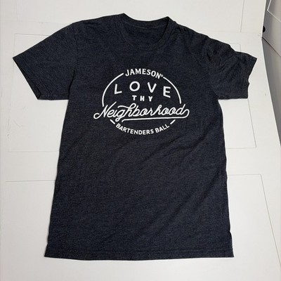 Jameson Whiskey 2020 Bartenders Ball Love Thy Neighborhood T-Shirt Men's Medium