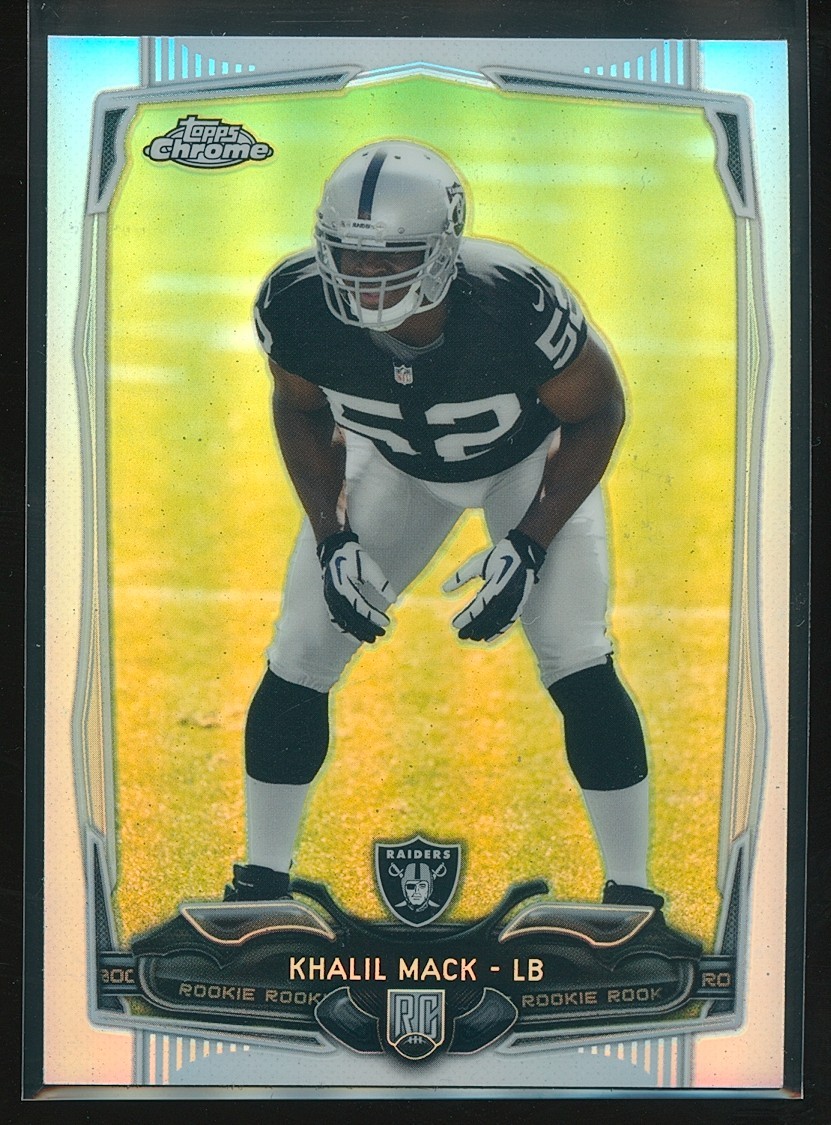 Khalil Mack 2014 Topps Chrome Refractor #184 Rookie RC