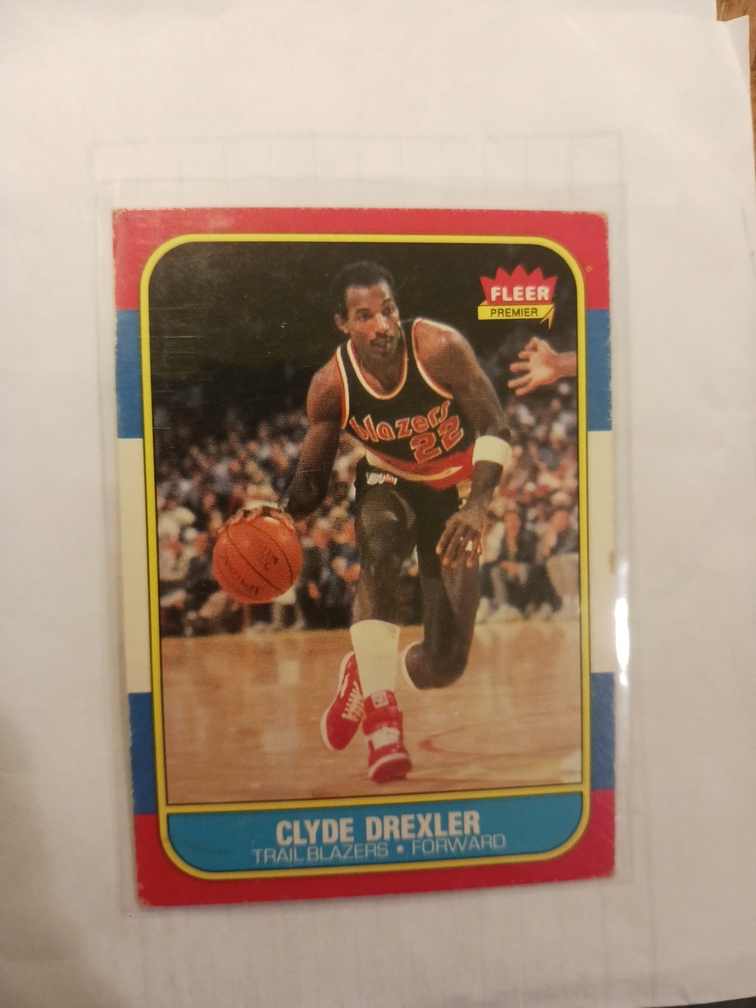 1986-87 Fleer - Clyde Drexler #26